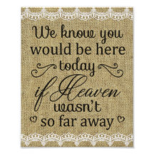 Mariage commémoratif Burlap & Lace Imprimer