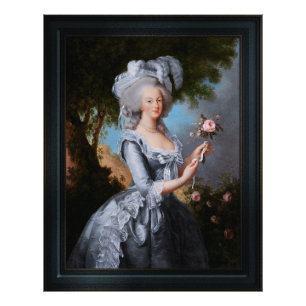 Impression Photo Marie Antoinette Avec Un Rose