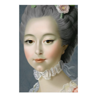 Impression Photo Marie Antoinette – Romantic Rococo Portrait