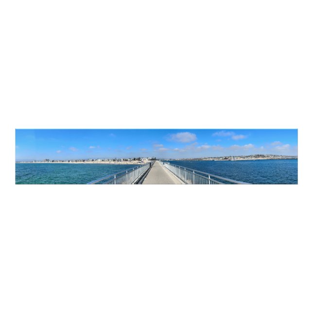 Impression Photo Marina Del Rey, CA - Plage / Fractionnement de can (Devant)