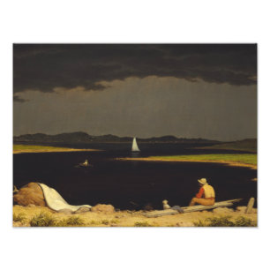 Impression Photo Martin Johnson Heade - À l'approche de l'orage