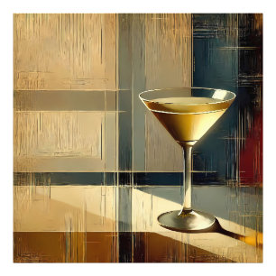 Impression Photo Martini de style moderne du milieu du siècle dans 
