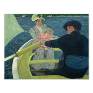 Impression Photo Mary Cassatt - La partie de bateau
