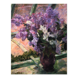 Impression Photo Mary Cassatt - Lilacs dans une fenêtre