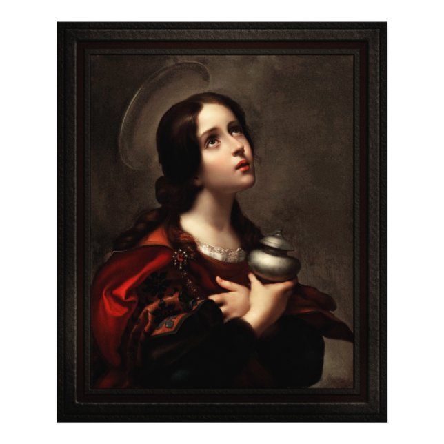 Impression Photo Mary Magdalene par Carlo Dolci (Devant)