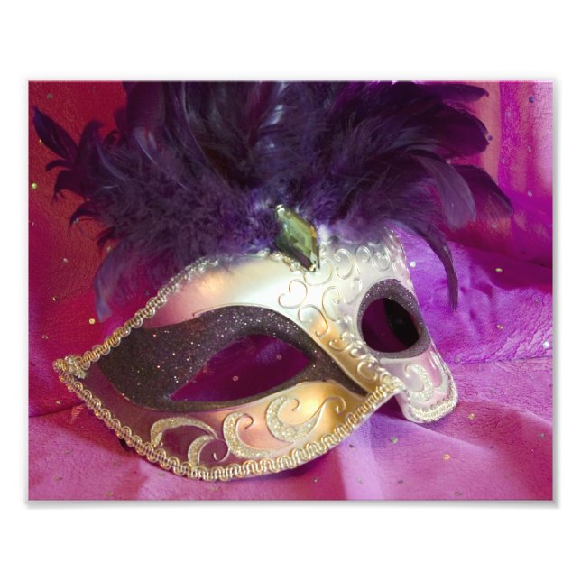 Impression Photo Masque violet (Devant)