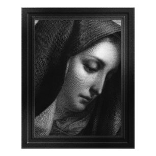 Impression Photo Mater Dolorosa Engraving par Carlo Dolci