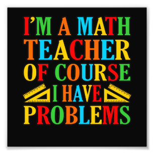 Impression Photo Math Teacher Problems Mathematics Maths Student