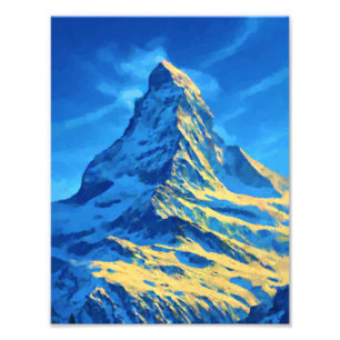 Impression Photo Matterhorn Mountain Art