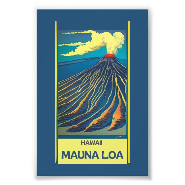 Impression Photo Mauna loa Hawaii (Devant)