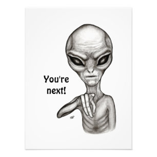 Impression Photo Mauvais Alien, Tu es le prochain !