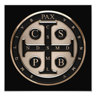 Impression Photo Médaille de St Benoît