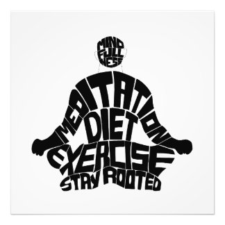 Impression Photo Méditation-Motivation murale art