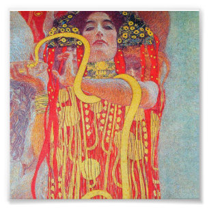 Impression Photo médizin par Gustav Klimt, art vintage, art déco, t