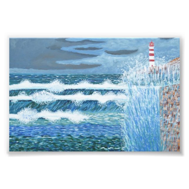 Impression Photo Mer agitée (Devant)