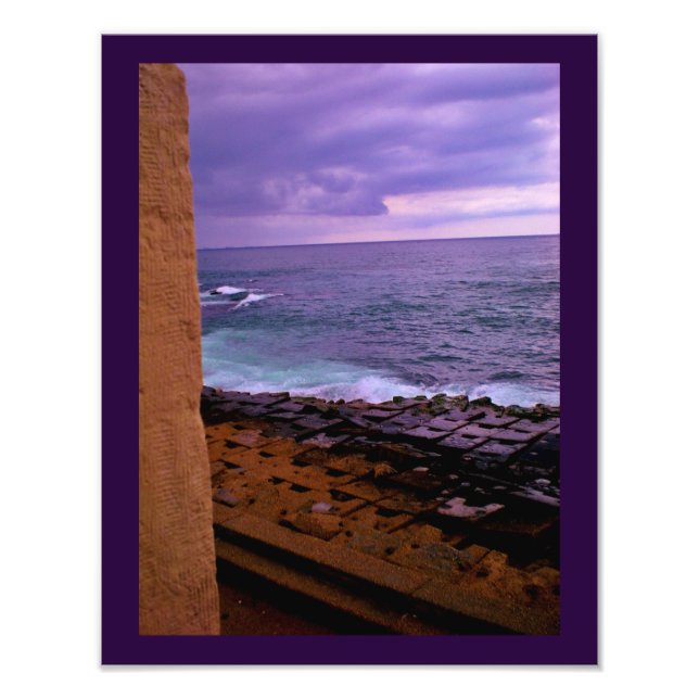 Impression Photo Mer Méditerranée de la citadelle de Qaitbay (Devant)
