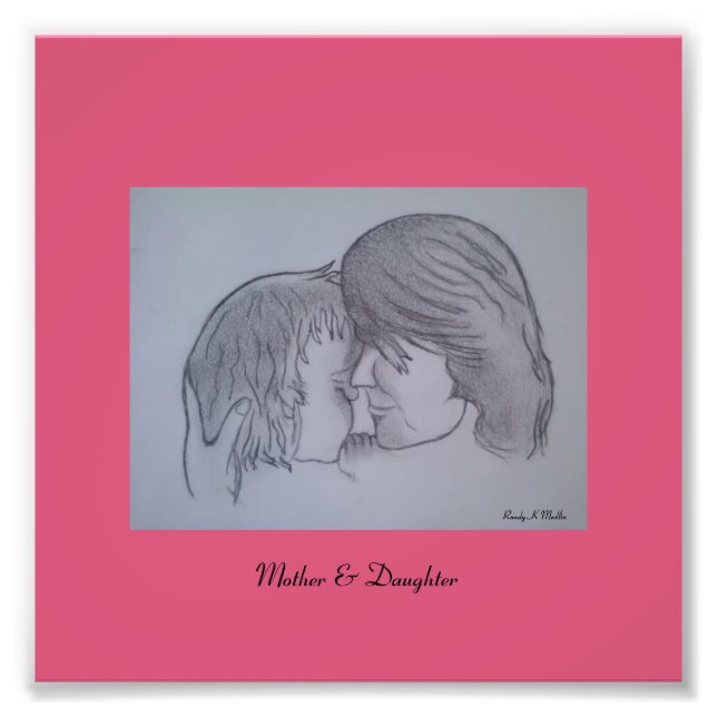 Impression Photo Mère & Fille...imprimer (Devant)