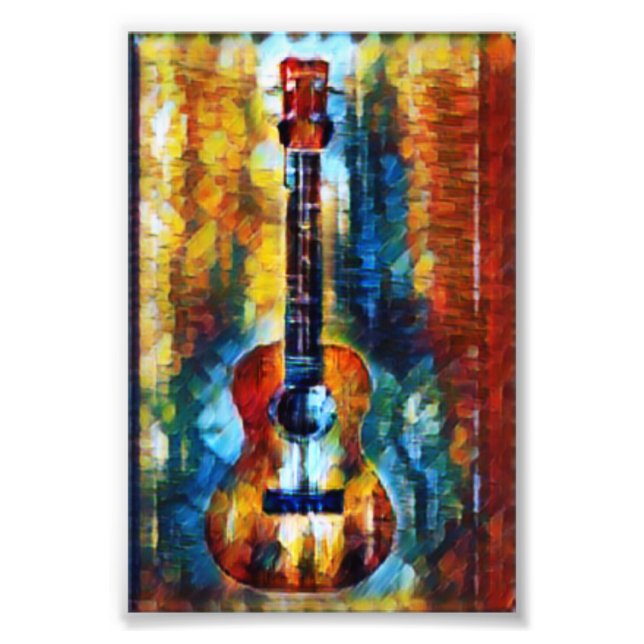 Impression Photo Merveilleuse basse guitare (Devant)
