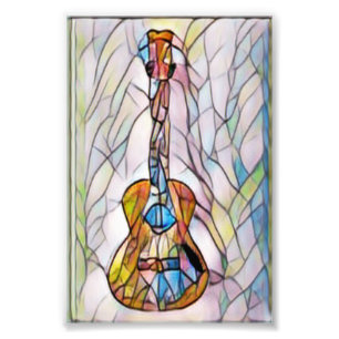 Impression Photo Merveilleuse guitare acoustique