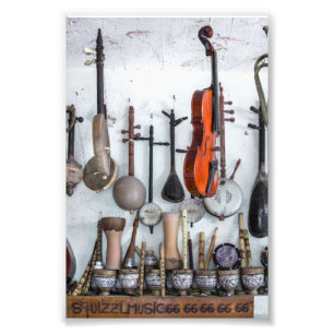 Impression Photo Merveilleuse guitare acoustique