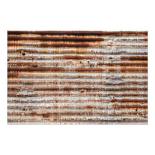 Impression Photo Métal rouillé vintage