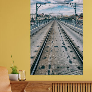Impression Photo Métro sur pont supérieur Dom Luis I