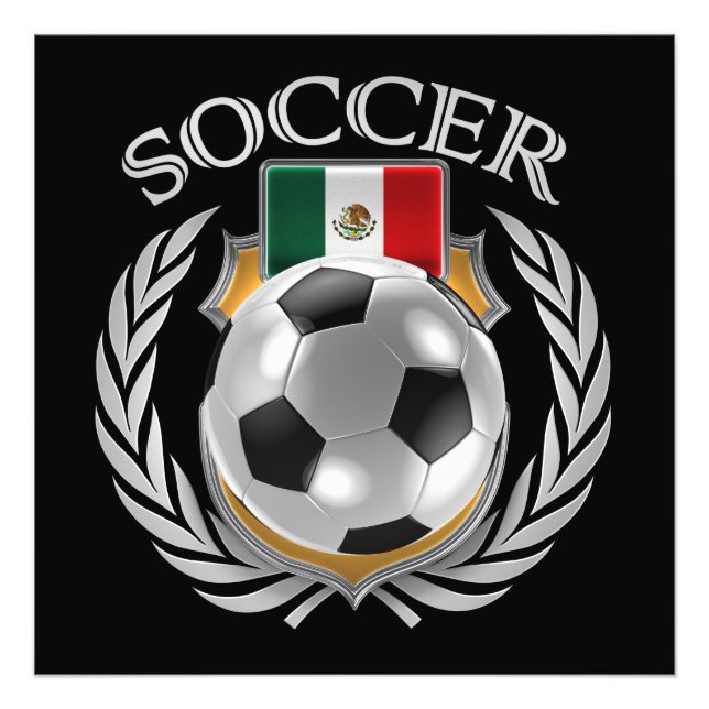 Impression Photo Mexique Soccer 2016 (Devant)