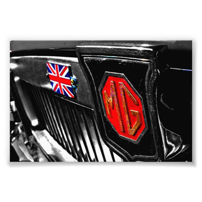 Impression Photo MG Voiture de sport britannique classique (Devant)
