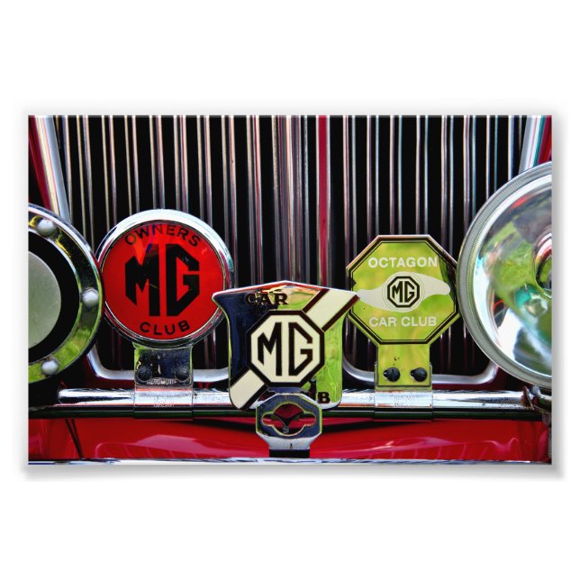 Impression Photo MG Voiture de sport britannique classique (Devant)
