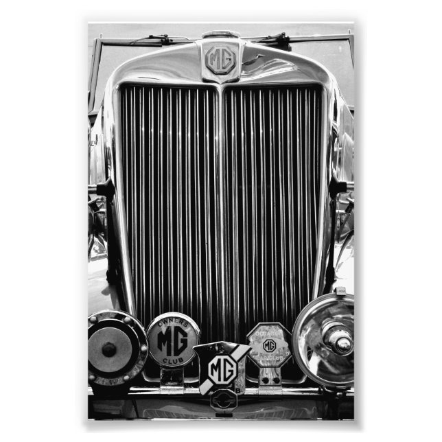 Impression Photo MG Voiture de sport classique (Devant)