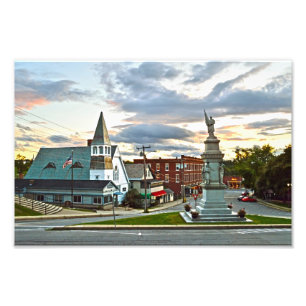 Impression Photo Middlebury, Vermont, à Sunset