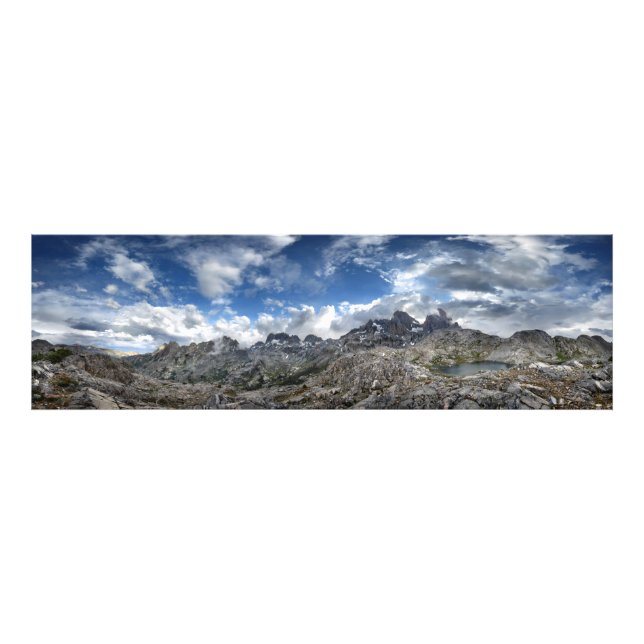 Impression Photo Minarets Panorama au-dessus des lacs Nydiver - Sie (Devant)