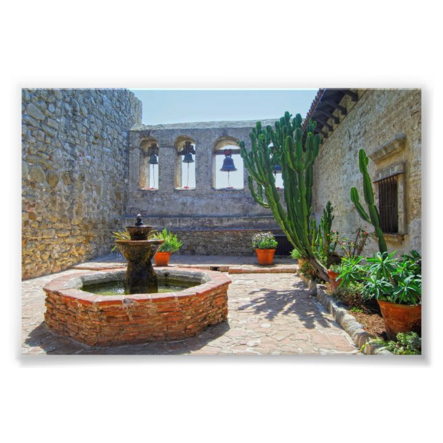 Impression Photo Mission San Juan Capistrano (Devant)