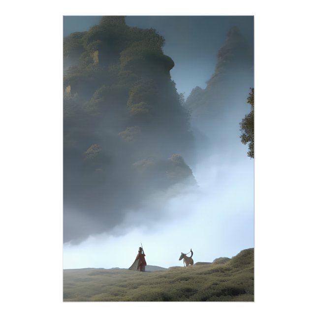 Impression Photo Misty Hill (Devant)