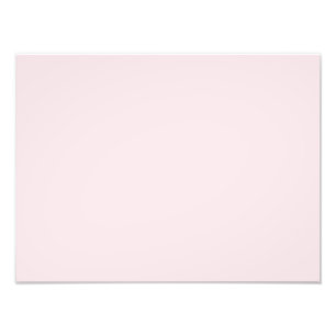 Impression Photo Misty Rose clair bébé rose couleur solide Arrière 