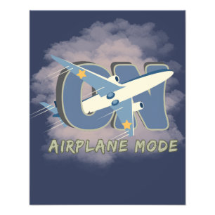 Impression Photo Mode Avion ACTIVÉ – Déco Murale de Voyage