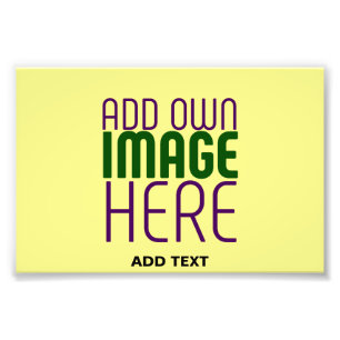 IMPRESSION PHOTO MODELE DE TEXTE D'IMAGE JAUNE PASTEL ÉDITABLE MODE