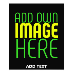 IMPRESSION PHOTO MODELE DE TEXTE D'IMAGE NOIRE SIMPLE ET MODIFIABLE