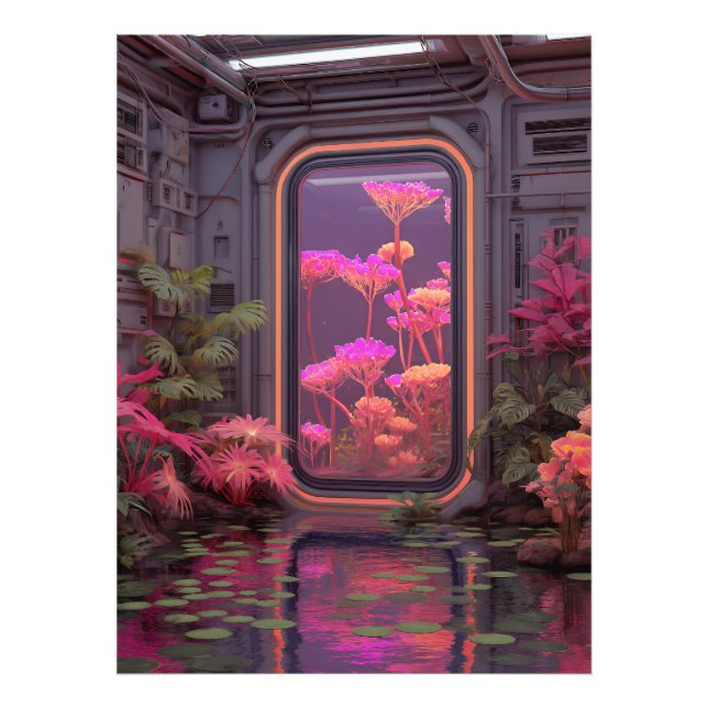 Impression Photo Module de serre Alien Neon (Devant)