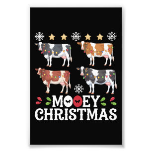 Impression Photo Moey Christmas Cow Lover Ferme de vacances Agritou