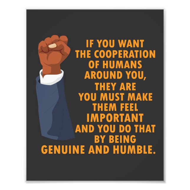 Impression Photo Mois de l'histoire des Noirs (Devant)