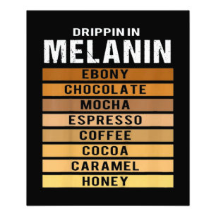 Impression Photo Mois de l'histoire des Noirs Drippin Melanin