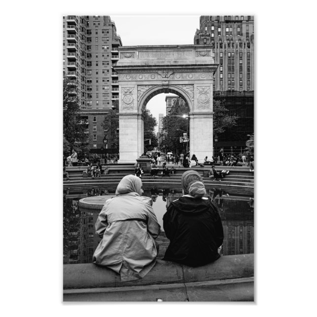 Impression Photo Moment douloureux : Washington Carré Park (Devant)