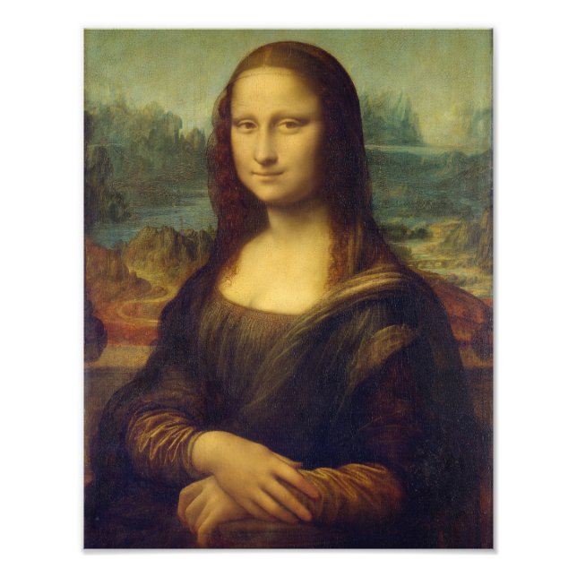 Impression Photo Mona Lisa By Leonardo Da Vinci (Devant)