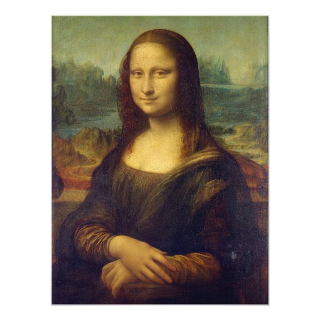 Impression Photo Mona Lisa , Leonardo da Vinci (Devant)