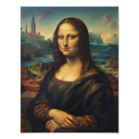 Mona Lisa" Mur d'art Renaissance
