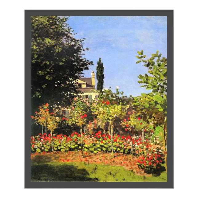 Impression Photo Monet - Garden in Bloom (Devant)