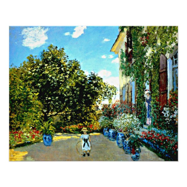 Impression Photo Monet - La Maison de l'artiste à Argenteuil (Devant)