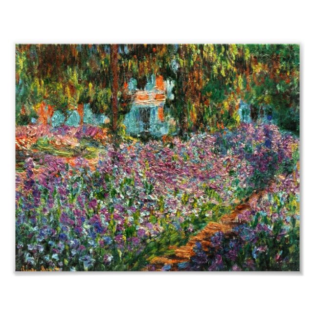 Impression Photo Monet Le jardin de l'artiste à Giverny (Devant)