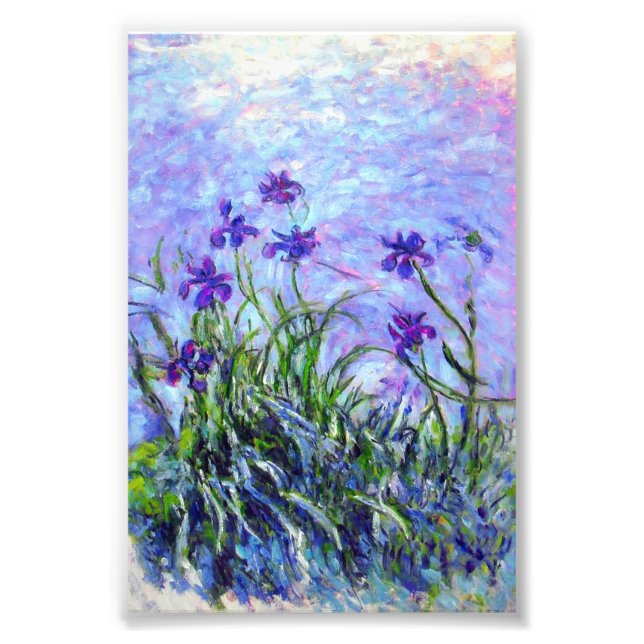Impression Photo Monet Lilac Irises (Devant)